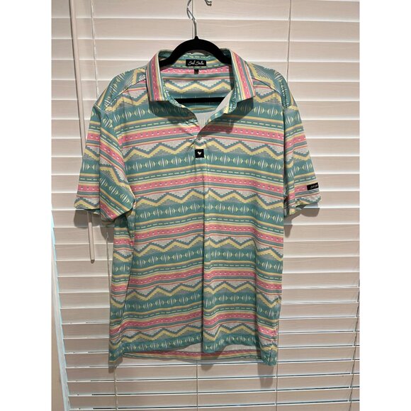 Bad Birdie Salty Savage Polo Shirt - Size‎ XL - Picture 2 of 5